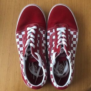 Red Checkered Old Skool Vans